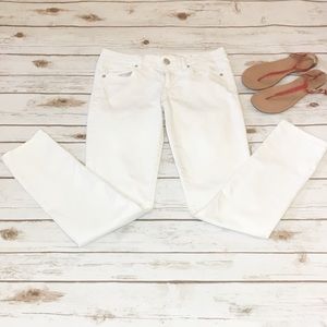 American Eagle Skinny White Stretch Jeans Size 2